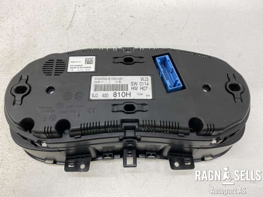Instrumentpanel til Škoda Roomster 2010-2015 (Fase 2)  (5J0920810H|)
