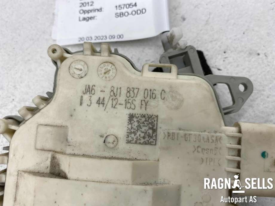 Låsekasse høyre foran til Audi A4, Allroad 2009-2016 (Type I) (B8) (B8) (8J1837016C|)