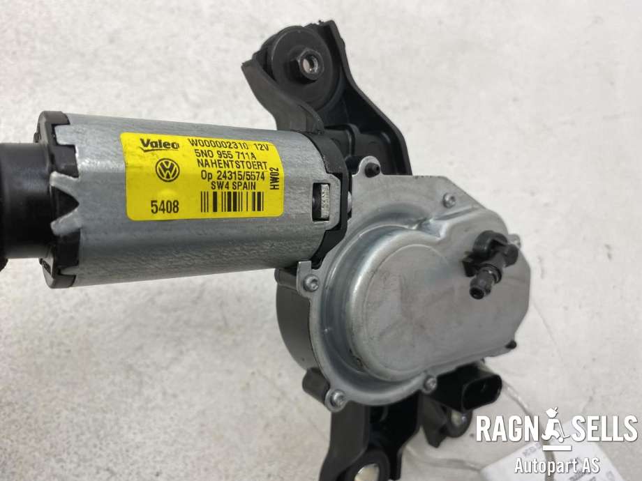 Viskermotor bakrute til VW Tiguan 2007-2011 (Type I, Fase 1)  (VALEO|5N0955711A|)