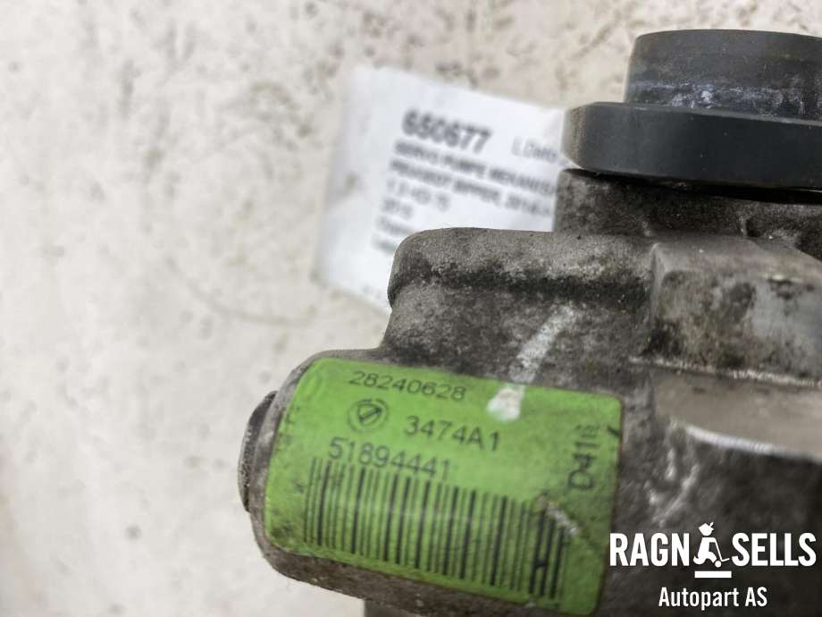 Servo pumpe mekanisk til Peugeot Bipper 2014-->> (1673617880|)