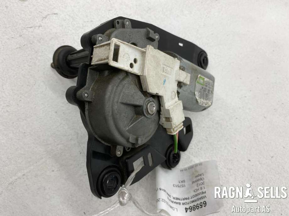 Viskermotor bakrute til Peugeot Partner 2008-2015 (Type II, Fase 1)  (VALEO|9685138780|)
