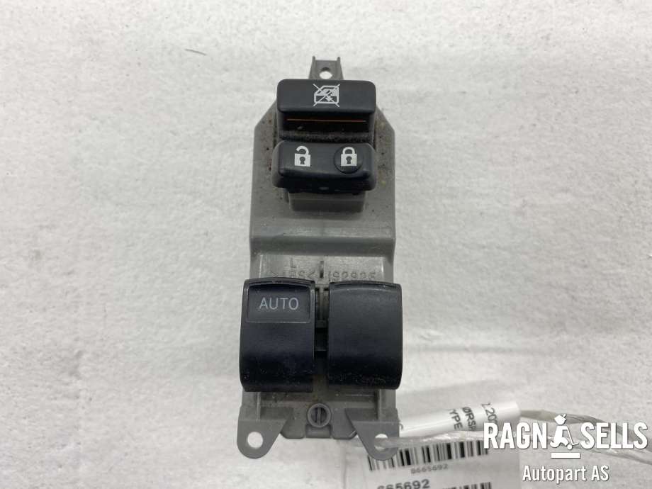 Bryter ruteheis førerdørspanel til Toyota Yaris, 2012-2014 (Type III, Fase 1) (0900B57)