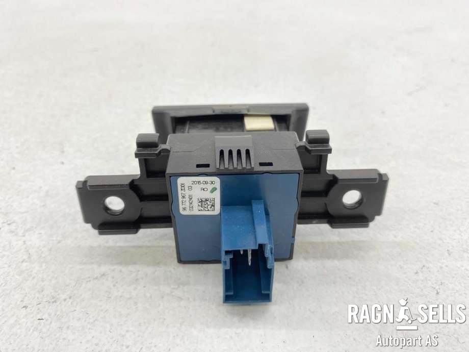 Bryter elektrisk håndbrekk/parkbrems til Peugeot 508 2014-2018 (Type I, Fase 2)  (96772967ZD|)