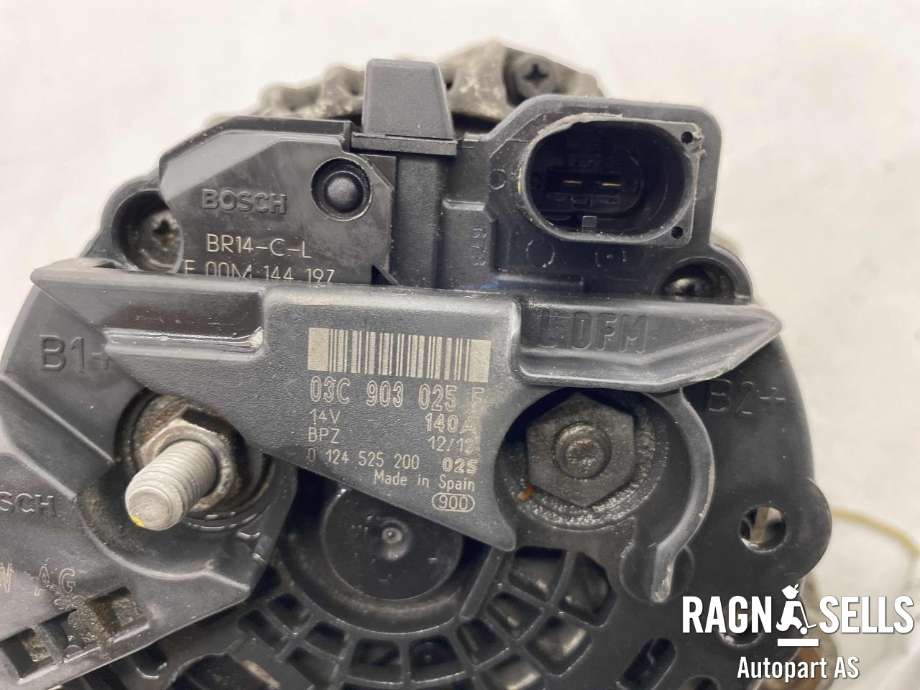 Dynamo til VW Caddy 2010-2015 (Type III, Fase 2)  (BOSCH|03C903025F | 03C903025J|)