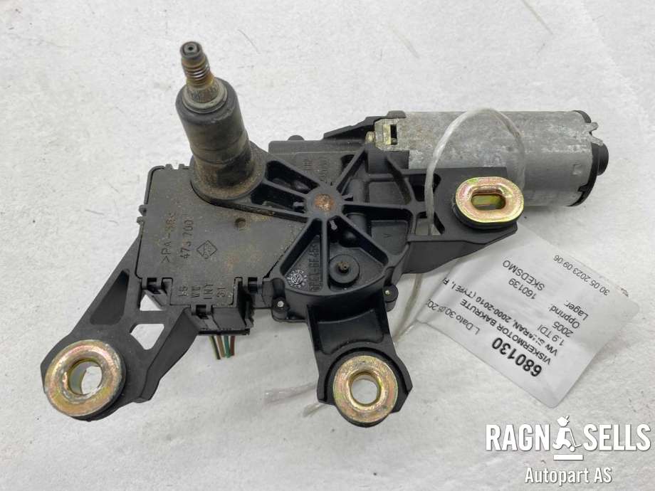 Viskermotor bakrute til VW Sharan 2000-2010 (Type I, Fase 2) (7M3955711A|)