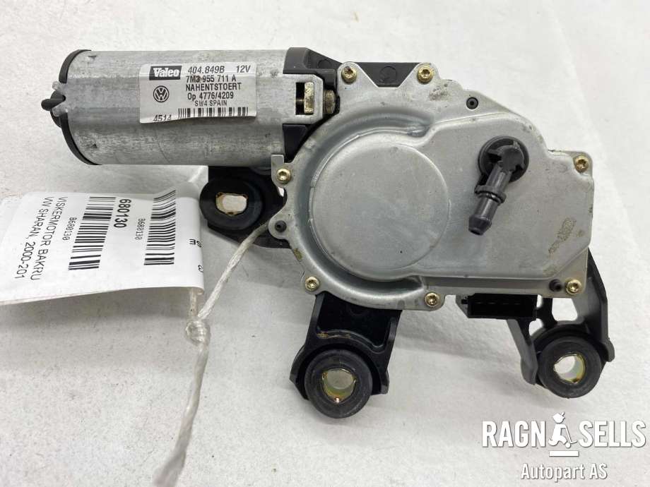 Viskermotor bakrute til VW Sharan 2000-2010 (Type I, Fase 2) (7M3955711A|)