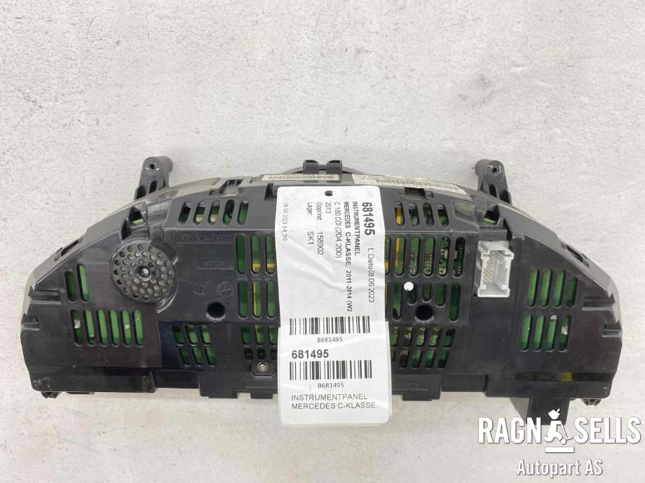 Instrumentpanel til Mercedes C-Klasse 2011-2014 (Fase 2) (W204) (W204) (A2049004609|)
