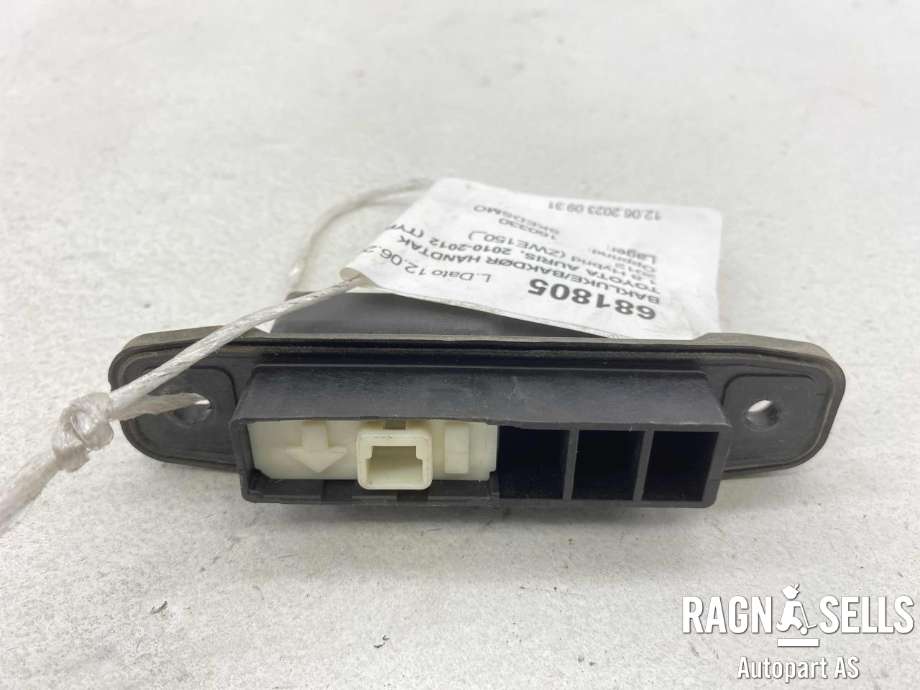 Bakluke/bakdør håndtak til Toyota Auris 2010-2012 (Type I, Fase 2)  (8484028030|)