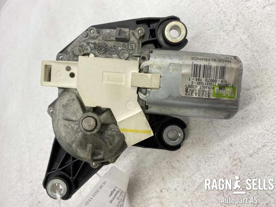 Viskermotor bakrute høyre til Opel Vivaro A 2006-2014 (VALEO|53014312|91165699|)