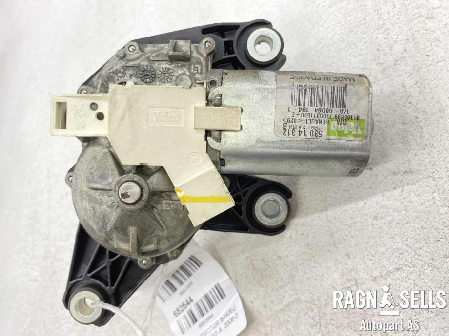 Viskermotor bakrute venstre til Opel Vivaro A 2006-2014 (VALEO|53014312|91165699|)