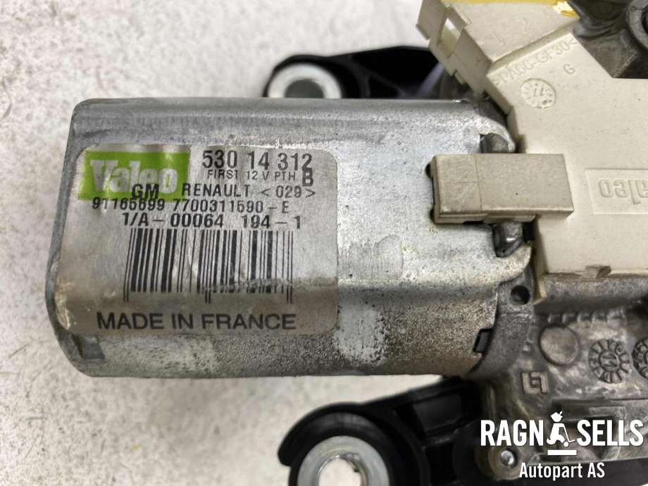 Viskermotor bakrute venstre til Opel Vivaro A 2006-2014 (VALEO|53014312|91165699|)