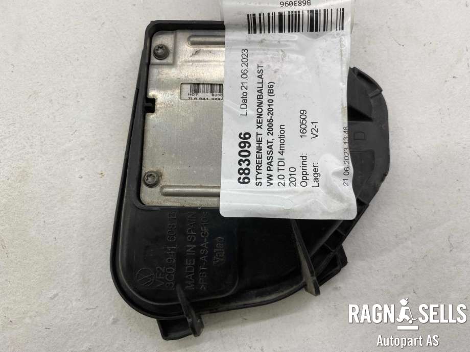 Styreenhet xenon/ballast til VW Passat 2005-2010 (B6) (B6) (7L6941329A|)