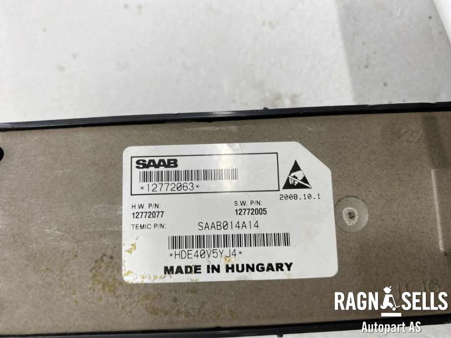 Bryter ruteheis førerdørspanel til Saab 9-3 2008-2011 (Type II, Fase 2)  (12772063|)