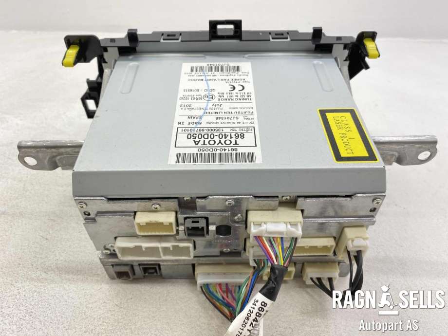 Bilstereo navigasjon til Toyota Yaris 2012-2014 (Type III, Fase 1) (86140 0D050|)
