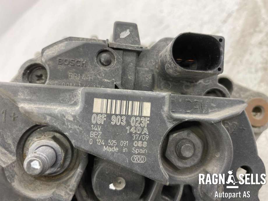 Dynamo diesel til Škoda Octavia 2009-2013 (Type II, Fase 2) (BOSCH|06F903023F | 06F903023J | 06F903023A|0124525091 | 06F903023C | 06F903023H|)