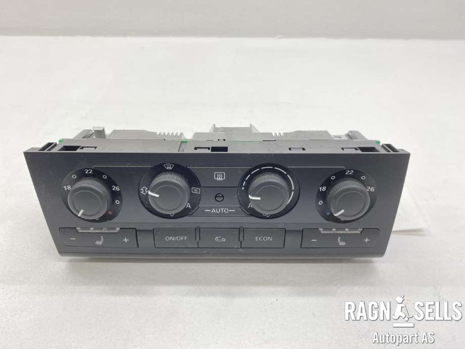 Varmeapparat betjening til Audi A6, 2008-2011 (Type III, Fase 2) (C6) (C6) (4F1820043AA)