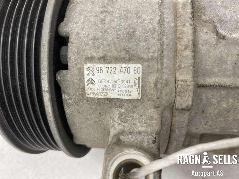 Aircondition kompressor til Peugeot 208 2012-2019 (Type I) (DENSO|9672247080 | 9822184980 | 1608325980|)