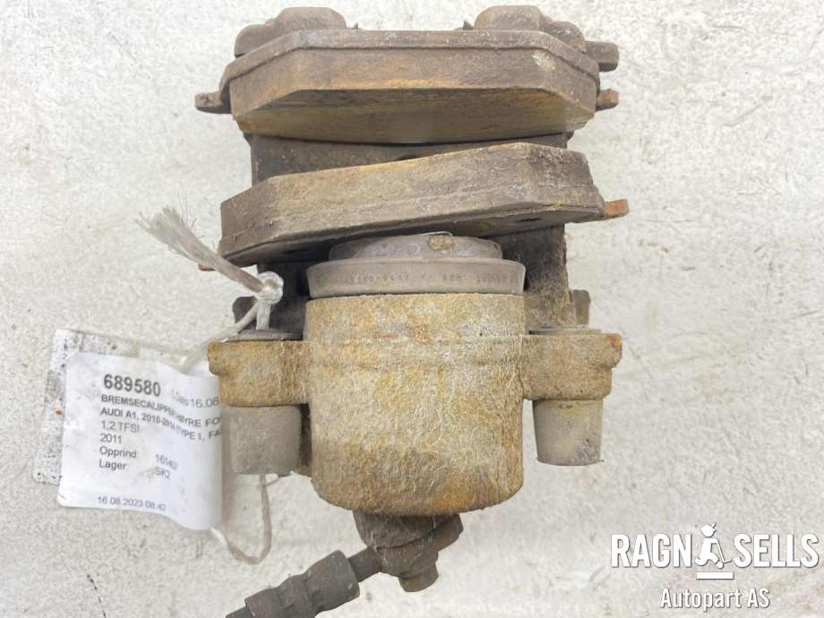 Bremsecaliper høyre foran til Audi A1 2010-2014 (Type I, Fase 1) (1K0 615 124 D|)