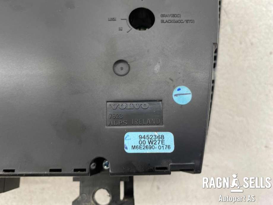 Varmeapparat betjening til Volvo S60 2000-2004 (Type I, Fase 1) (9452368|)