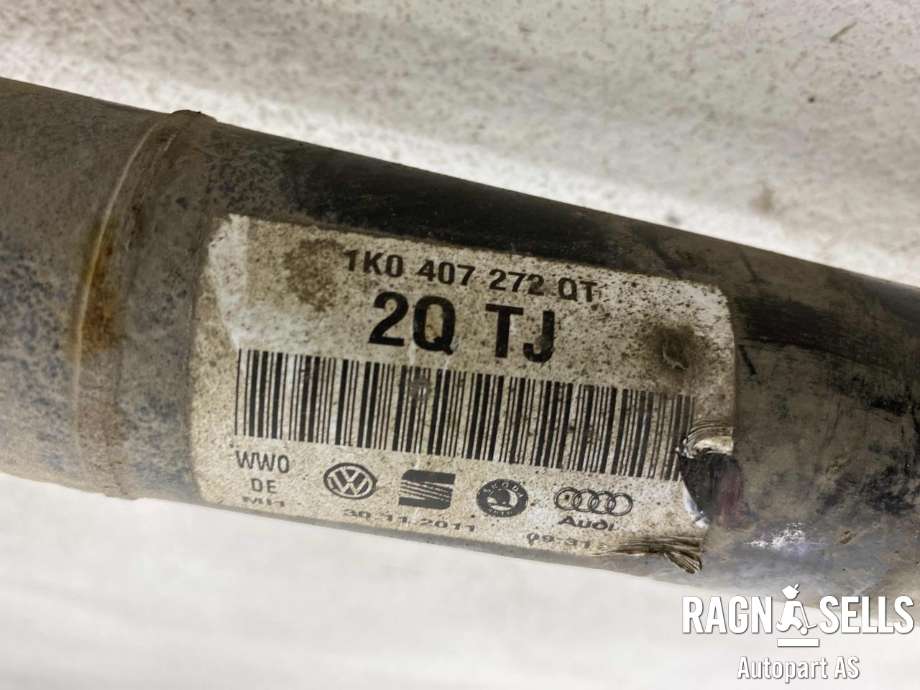 Drivaksel høyre foran, bensin/automat til VW Golf VI 2008-2012 (1K0 407 272QT|)
