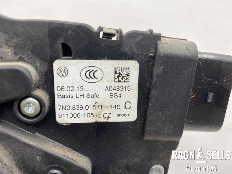 Låsekasse venstre bak til VW Sharan 2010-->> (Type II) (7N0 839 015B|)
