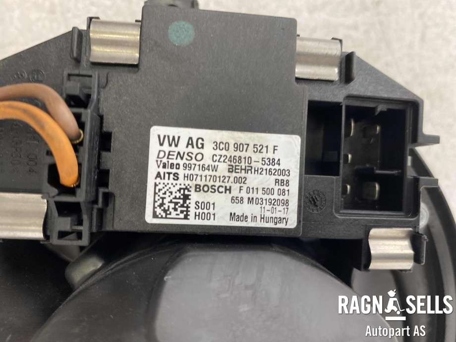 Varmeapparat motor til VW Sharan 2010-->> (Type II) (1K1 820 015 L|3C0 907 521 F|)