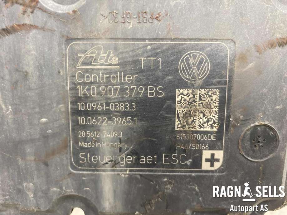 ABS sentral til VW Touran 2010-2015 (Type I, Fase 3)  (1K0 614 517EG | 1K0 907 379BS|)