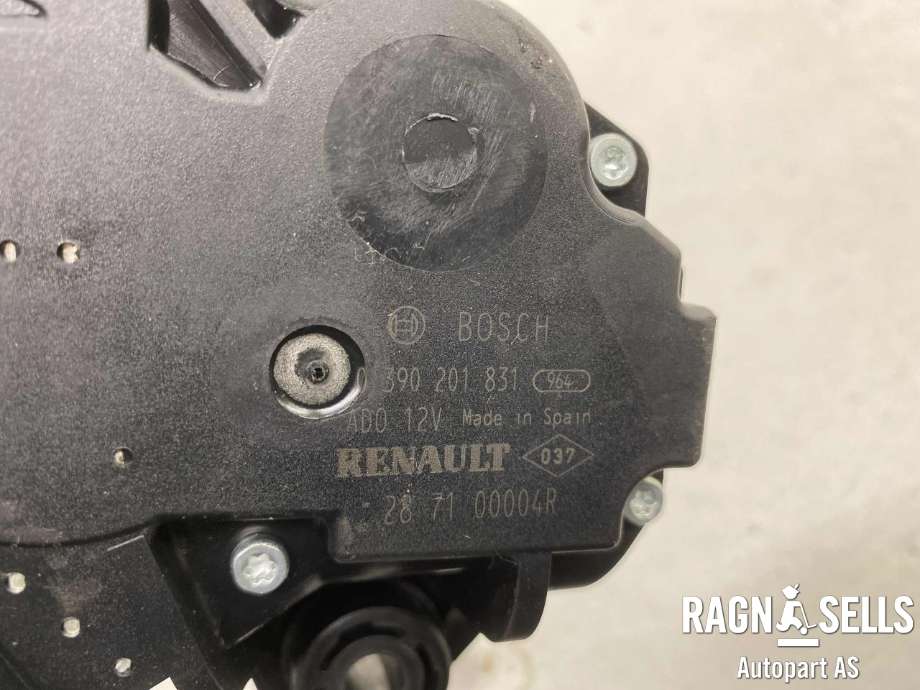 Viskermotor bakrute til Renault Laguna 2008-2010 (Type III, Fase 1)  (BOSCH|287100004R|0390 201 831|)