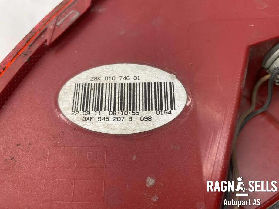 Baklykt venstre ytre til VW Passat 2011-2015 (B7) (B7) (3AF 945 207B|)