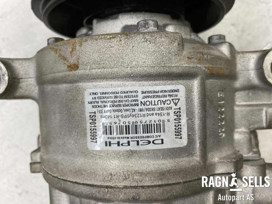 Aircondition kompressor til VW EOS 2006-2013  (DELPHI|1K0 820 859 S | 1K0 820 803E | 1K0 820 803F|1K0 820 803G | 1K0 820 803J | 1K0 820 803L|1K0 820 803N| 1K0 820 803S | 1K0 820 808A | 1K0 820 803Q | 1K0 820 808D|)
