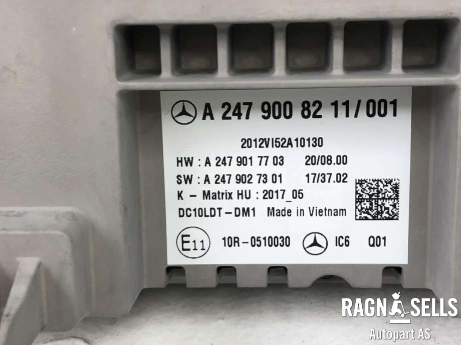 Instrumentpanel til Mercedes EQC 2019-->>  (A 247 900 82 11|)