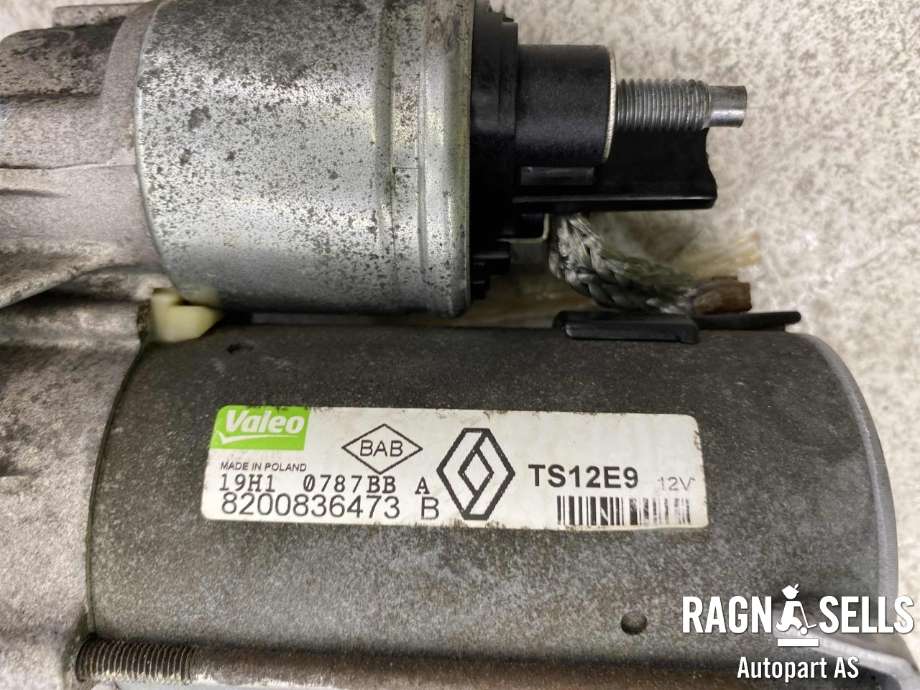 Starter diesel til Renault Megane 2009-2016 Type III (VALEO|8200836472B|)