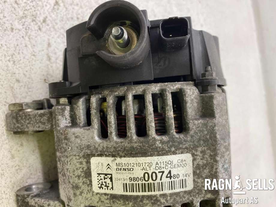 Dynamo til Peugeot 2008 2013-2019 (Type I)  (DENSO|9806007480|)