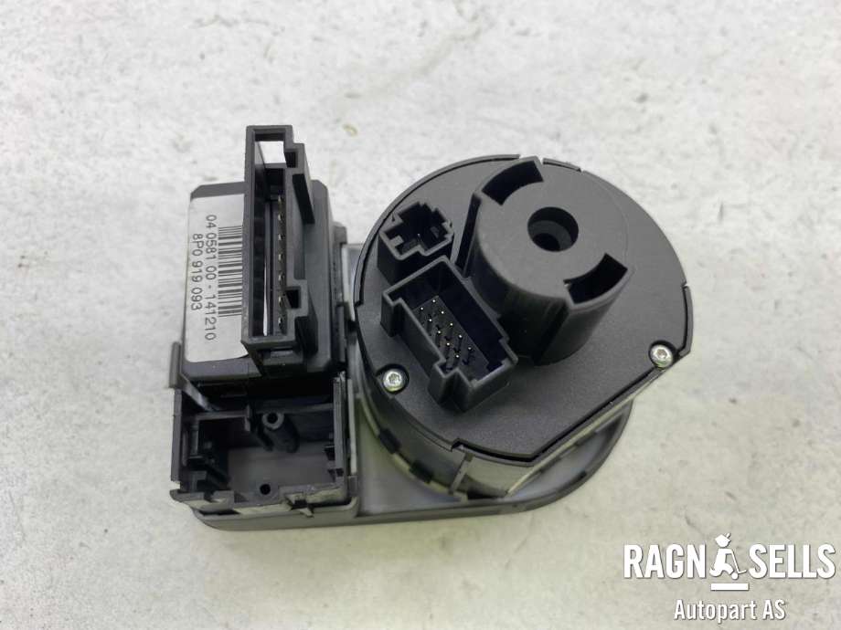 Bryter lys til Audi A3 2009-2012 (Type II, Fase 2)  (8P1 941 531BQ|)