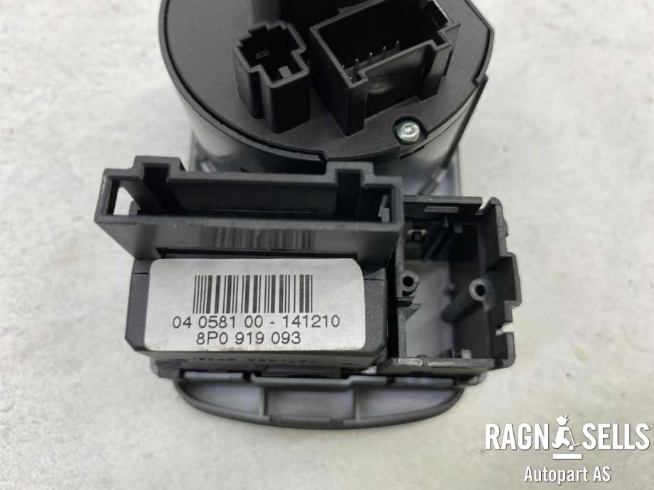 Bryter lys til Audi A3 2009-2012 (Type II, Fase 2)  (8P1 941 531BQ|)