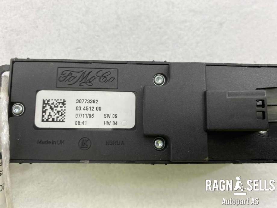 Bryter ruteheis førerdørspanel til Volvo S80 2006-2013 (Type II, Fase 1)  (30773382|)