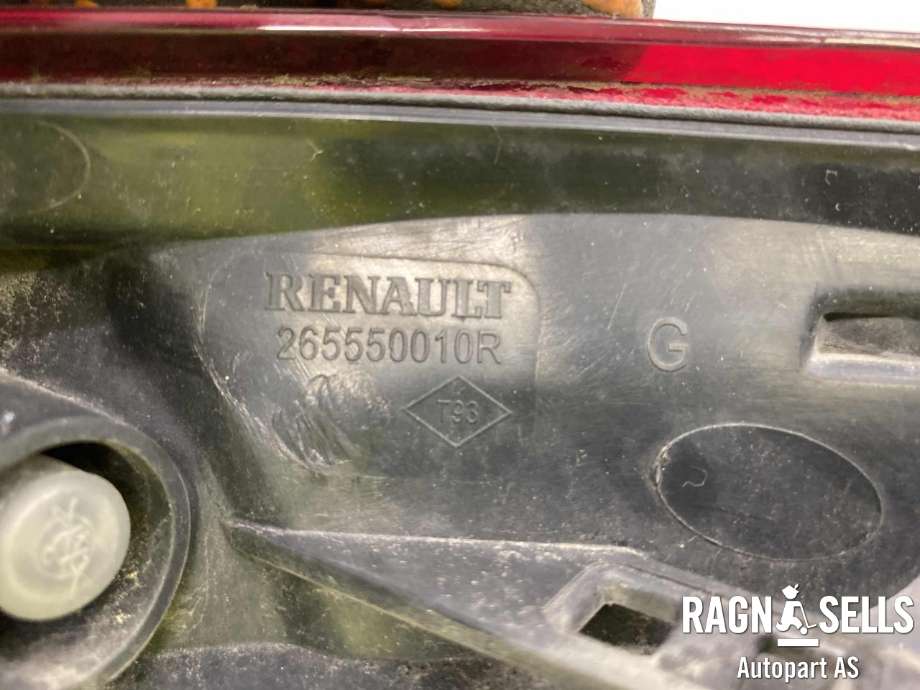 Baklykt venstre ytre til Renault Megane 2009-2016 Type III (265550010R|)