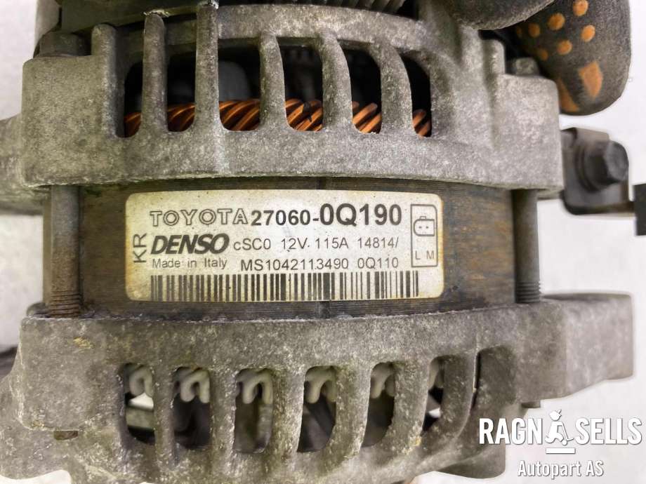 Dynamo til Peugeot 108 2014-->> (DENSO|27060 0Q190 | 1612352280 | B000911980|104211 3490 | 270600Q190 | 270600Q19084|)