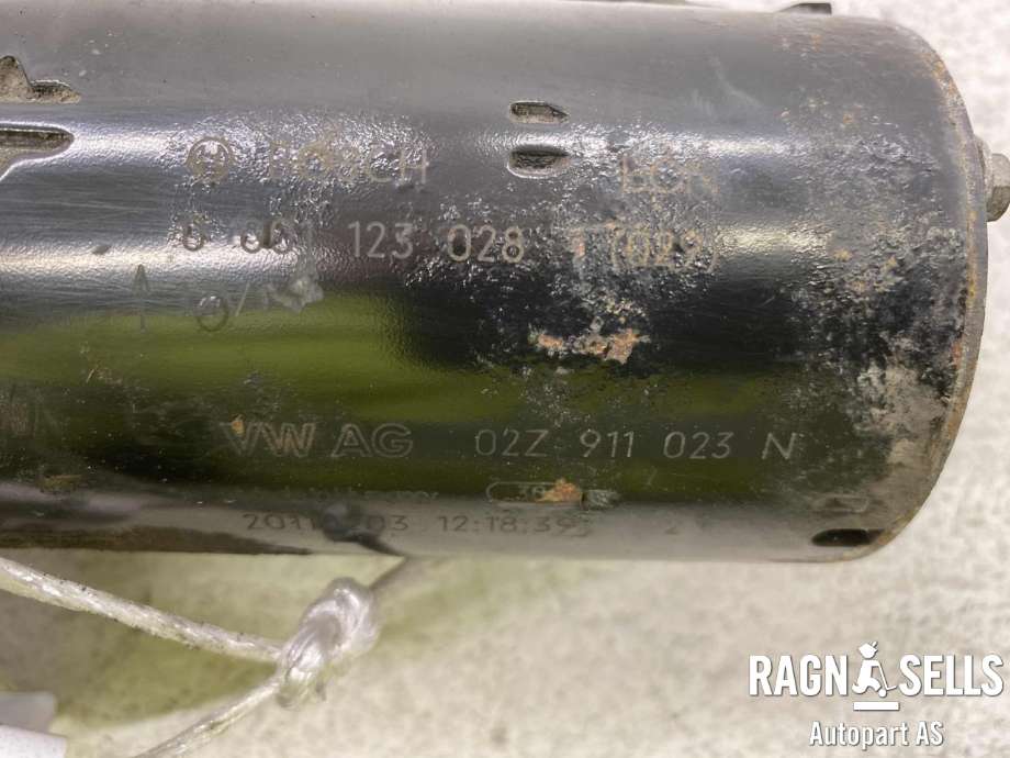 Starter diesel til Škoda Roomster 2010-2015 (Fase 2) (BOSCH|02Z 911 023N | 02Z 911 023 P | 02Z 911 024 K|02Z 911 023 M|)