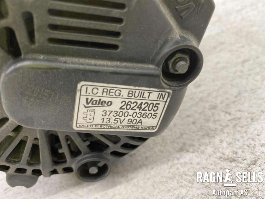 Dynamo til Kia Rio 2011-2017 Type III  (VALEO|37300 03605 | 37300 03600|2624205|)