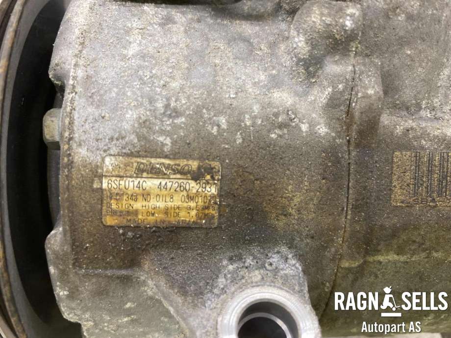 Aircondition kompressor til Toyota RAV4 2009-2013 (Type III, Fase 2)  (DENSO|447260 2931|88310-02370| 88310-02450| 88310-02451| 88310-02520| 88310-05140| 88310-1A660| 88310-1A730| 88310-42320|)