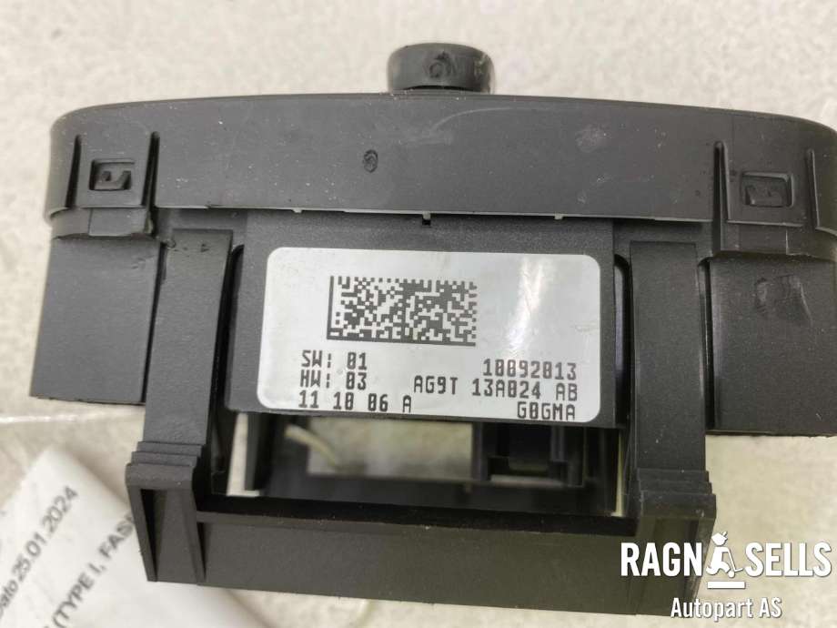 Bryter lys til Ford S-Max 2010-2015 (Type I, Fase 2) (AG9T 13A024 AB|)