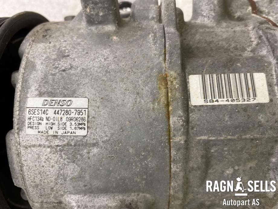 Aircondition kompressor til Toyota RAV4 2013-2015 (Type IV, Fase 1) (DENSO|447280 7951 |88310 42370|)
