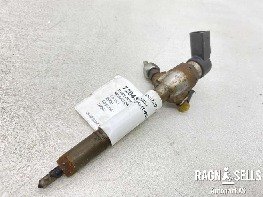 Dyse innsprøyting diesel til Nissan Qashqai 2007-2010 (Type I, Fase 1)  (8200842205|1660000Q0P|)