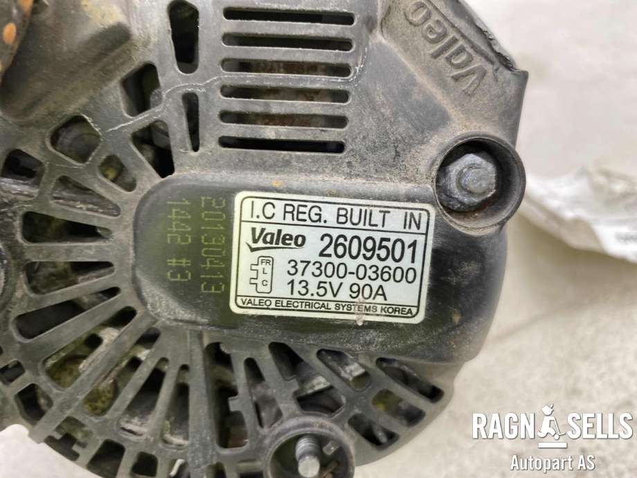 Dynamo til Kia Picanto 2011-2017 (Type II)  (VALEO|2609501 | 37300 03600 |37300 03605|)