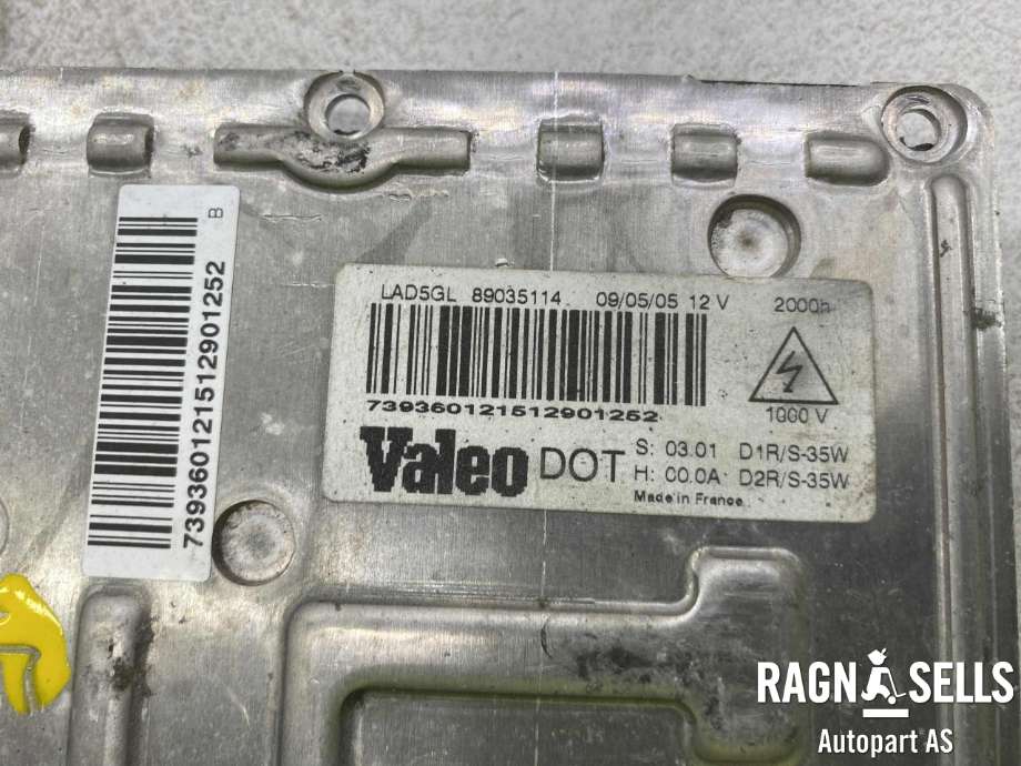 Styreenhet xenon/ballast til Citroën C4 2004-2011 (Type I)  (VALEO|89035114|739360121|)