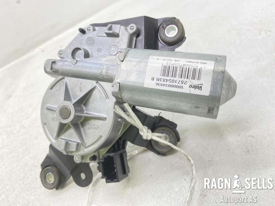 Viskermotor bakrute til Renault Captur 2013-2020 (Type I)  (VALEO|287105483R|)