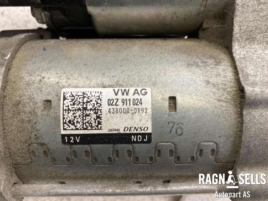 Starter til Škoda Octavia 2013-2016 (Type III, Fase 1) (DENSO|02Z 911 024 | 02Z911024X|)
