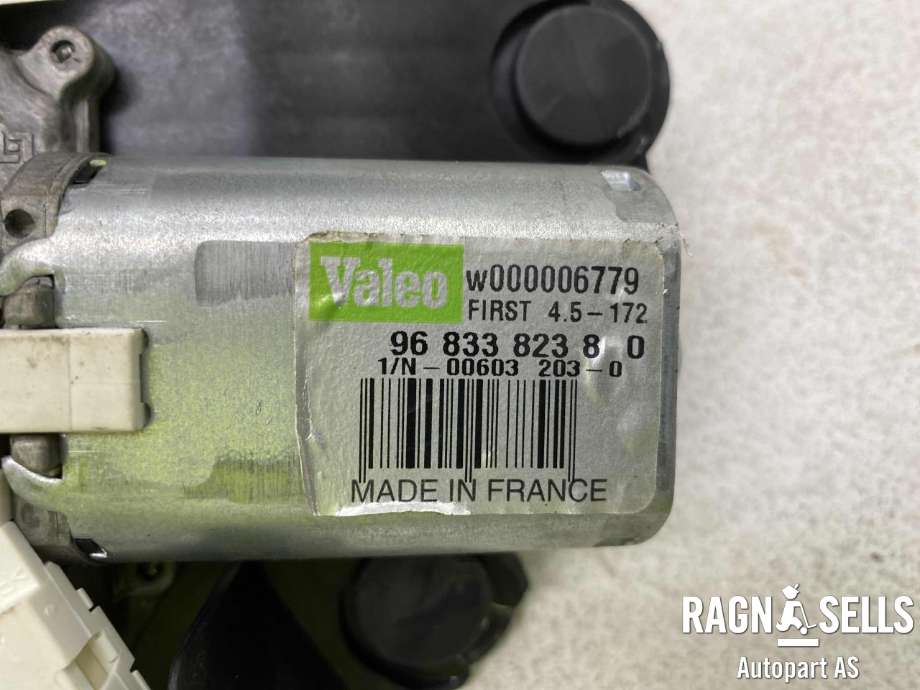 Viskermotor bakrute til Citroën C3 2010-2016 (Type II) (VALEO|9683382380|)
