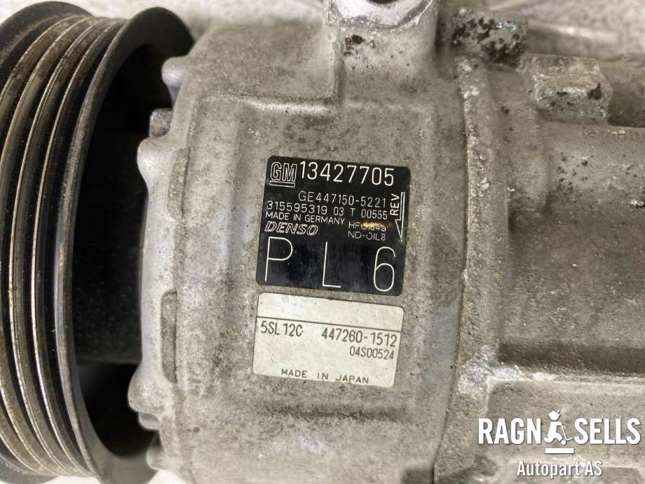 Aircondition kompressor til Opel Corsa E 2015-2019  (DENSO|13427705 | 1854451 | 5E5275900|55703721 | 6854093 | 6854104|93190815 | 95516233 | 95518239 | 55702161 | 95526765)